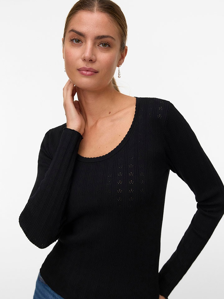 ONLY Schwarz 8699031 Longsleeve in Schwarz - 4