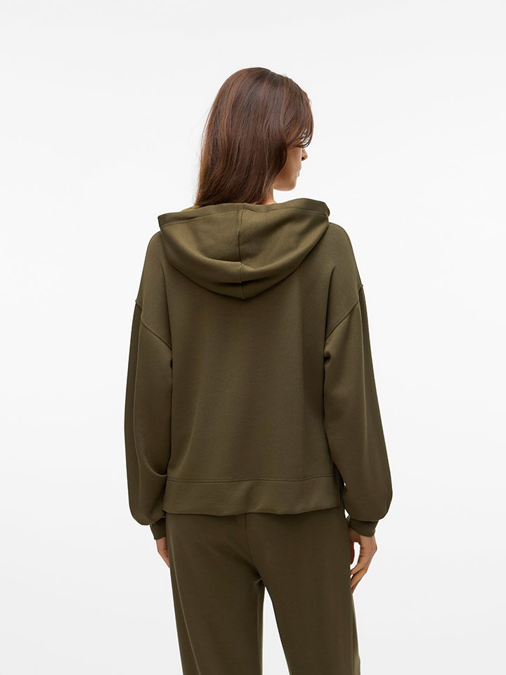 Mikina ONLY Khaki 338059 Hoodie in Khaki - 2