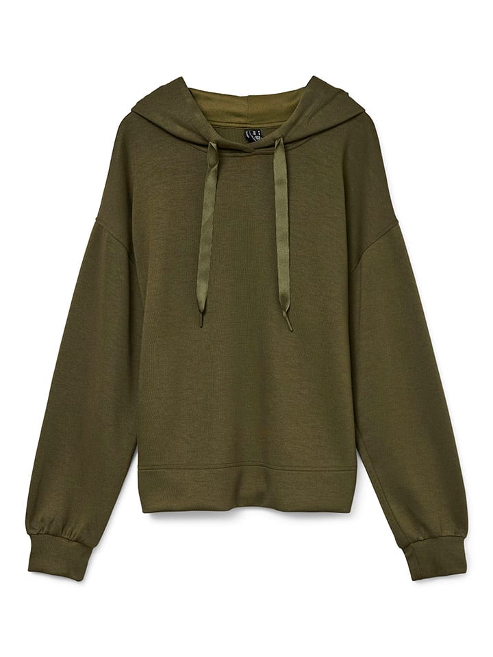 Mikina ONLY Khaki 338059 Hoodie in Khaki - 6