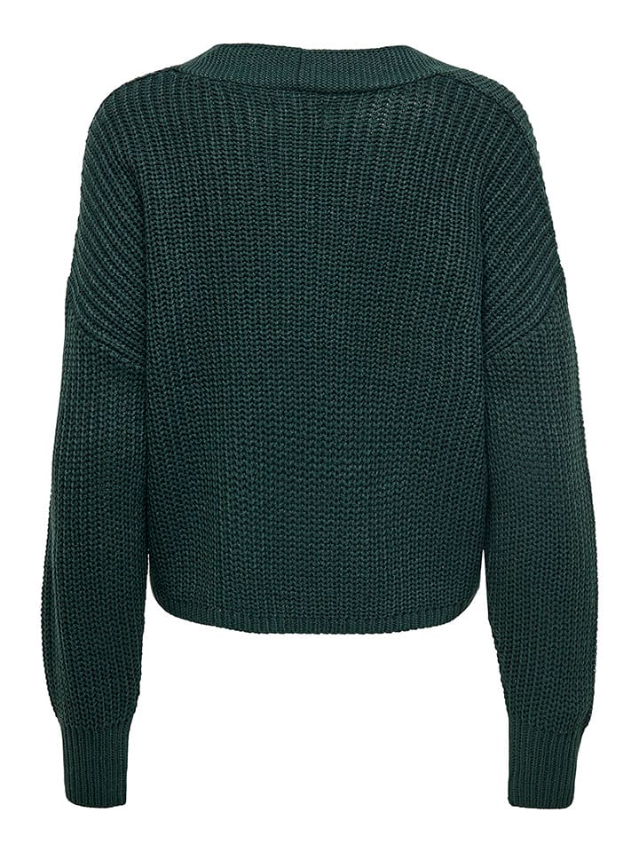 Sveter ONLY Dunkelgrün 104764 Cardigan in Dunkelgrün - 7
