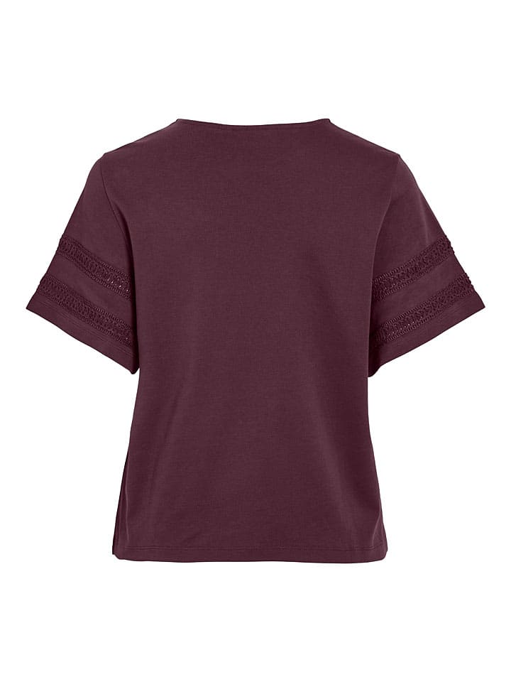 Tričko Vila Bordeaux 2815793 Shirt in Bordeaux - 2