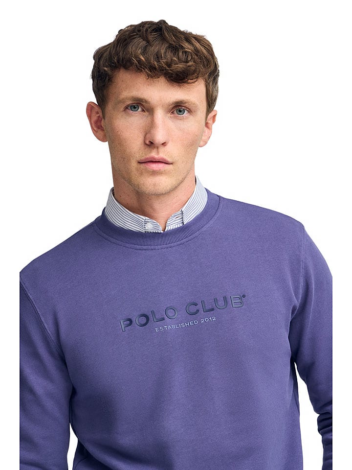 Mikina Polo Club Dunkelblau 255145 Sweatshirt in Dunkelblau - 3