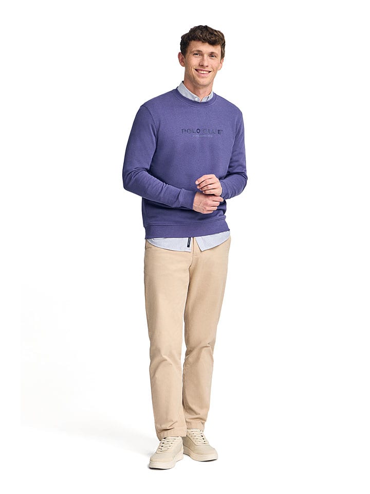 Mikina Polo Club Dunkelblau 255145 Sweatshirt in Dunkelblau - 4
