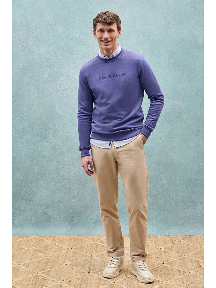 Mikina Polo Club Dunkelblau 255145 Sweatshirt in Dunkelblau - 7