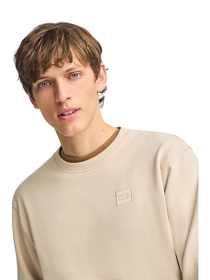 Mikina Polo Club Beige 461512 Sweatshirt in Beige - 3