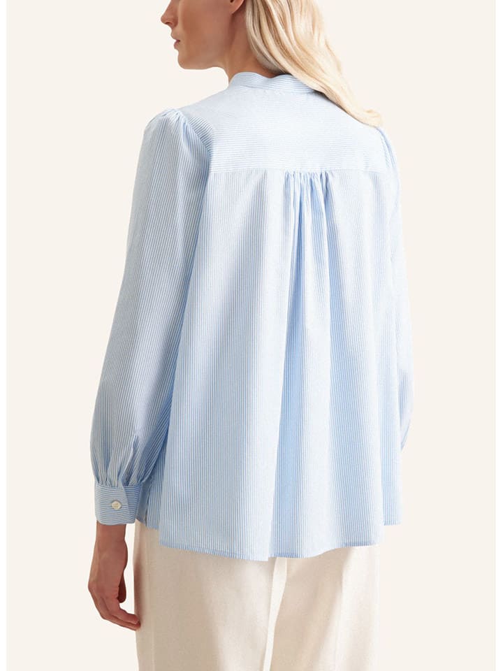 Seidensticker Hellblau/ Weiß 3034442 Bluse in Hellblau/ Weiß - 2