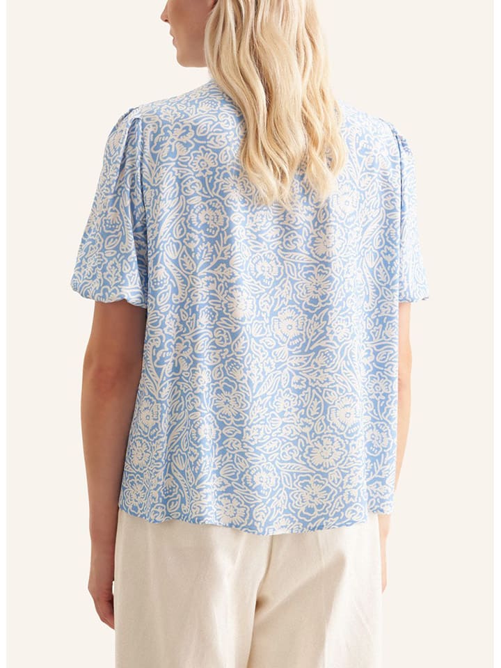 Seidensticker Hellblau/ Weiß 9345266 Bluse in Hellblau/ Weiß - 2
