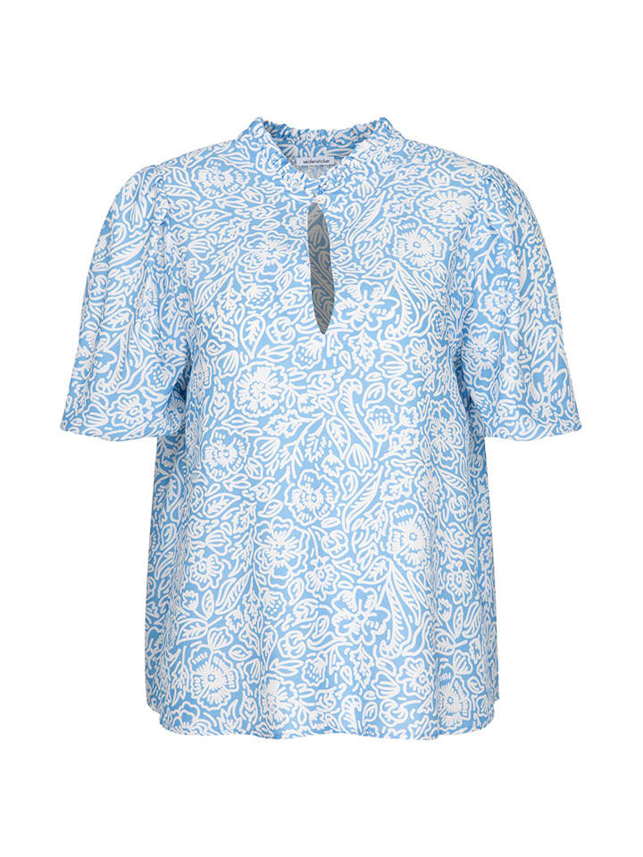 Seidensticker Hellblau/ Weiß 9345266 Bluse in Hellblau/ Weiß - 3