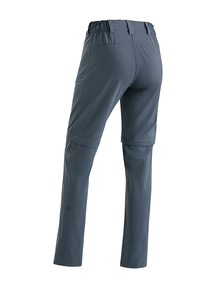 Nohavice Maier Sports Anthrazit 216308 Zippoff-Funktionshose "Nata" in Anthrazit - 2