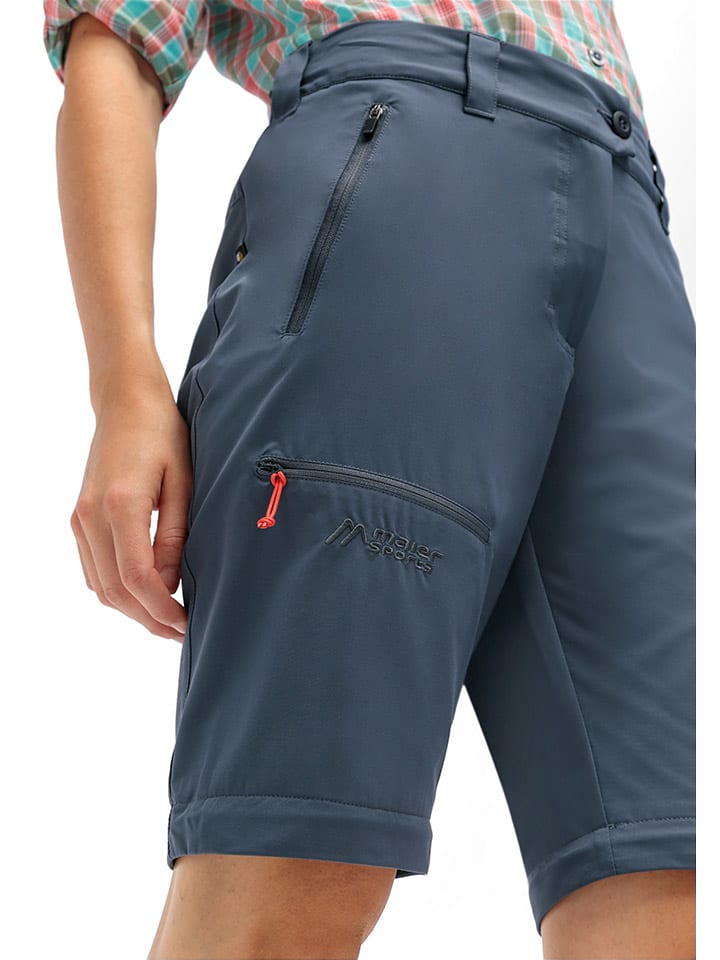 Nohavice Maier Sports Anthrazit 216308 Zippoff-Funktionshose "Nata" in Anthrazit - 4