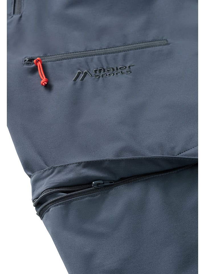 Nohavice Maier Sports Anthrazit 216308 Zippoff-Funktionshose "Nata" in Anthrazit - 5
