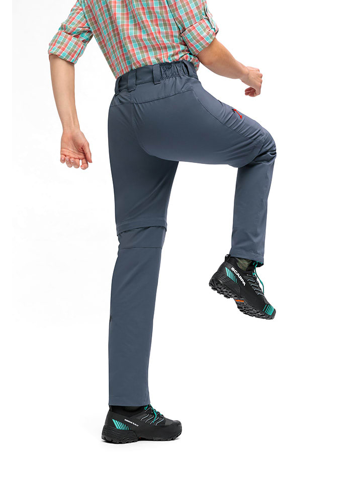 Nohavice Maier Sports Anthrazit 216308 Zippoff-Funktionshose "Nata" in Anthrazit - 7