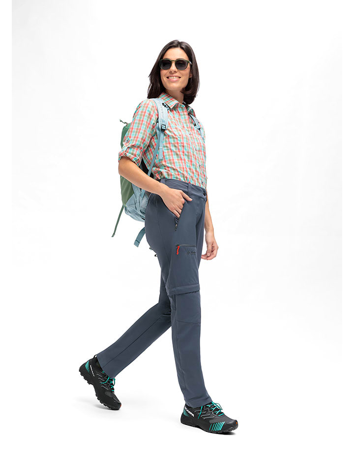 Nohavice Maier Sports Anthrazit 216308 Zippoff-Funktionshose "Nata" in Anthrazit - 8