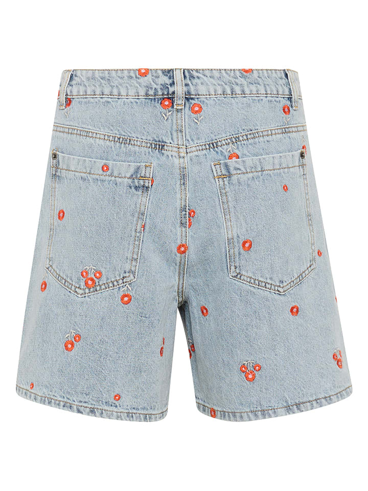 Kraťasy Kaffe Hellblau 528380 Jeans-Shorts in Hellblau - 5