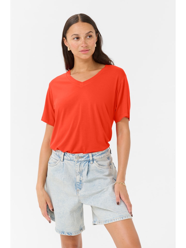Tričko Kaffe Rot 8116580 Shirt in Rot - 2