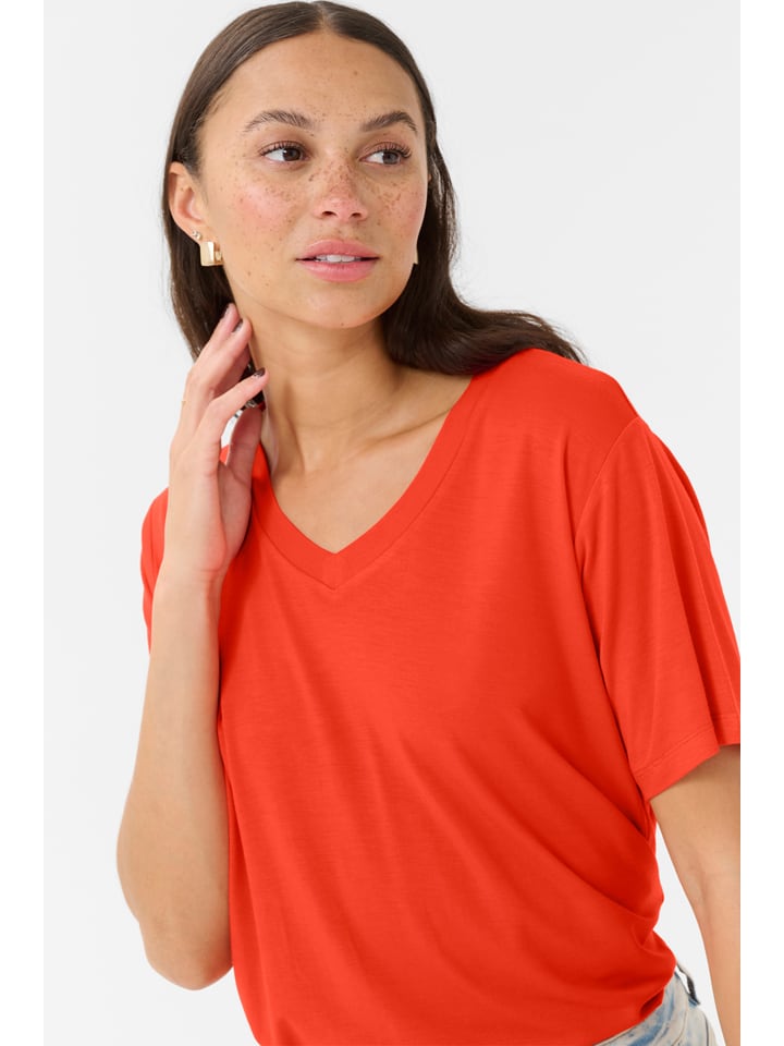 Tričko Kaffe Rot 8116580 Shirt in Rot - 3