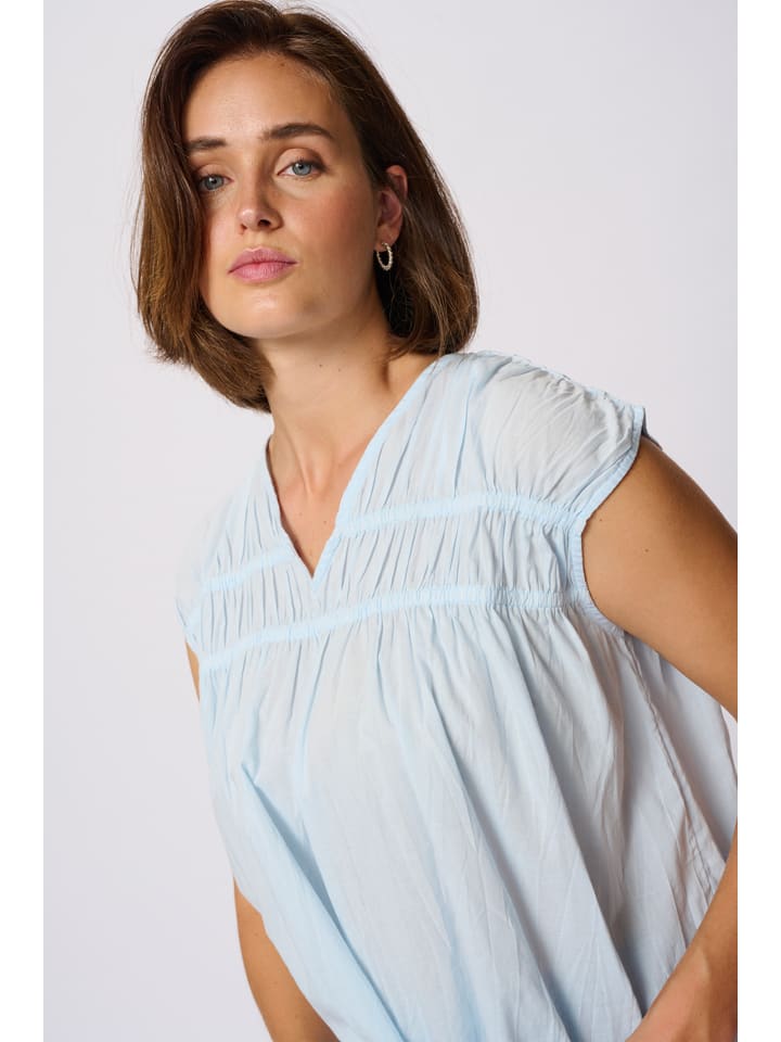 Kaffe Hellblau 3125838 Bluse in Hellblau - 3