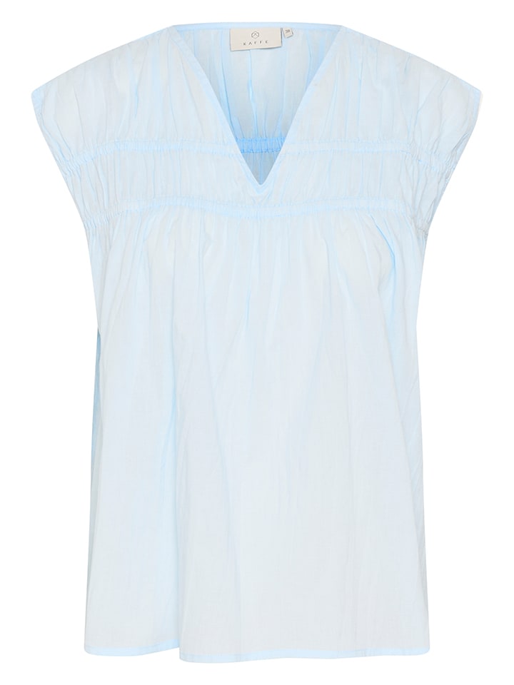 Kaffe Hellblau 3125838 Bluse in Hellblau - 4