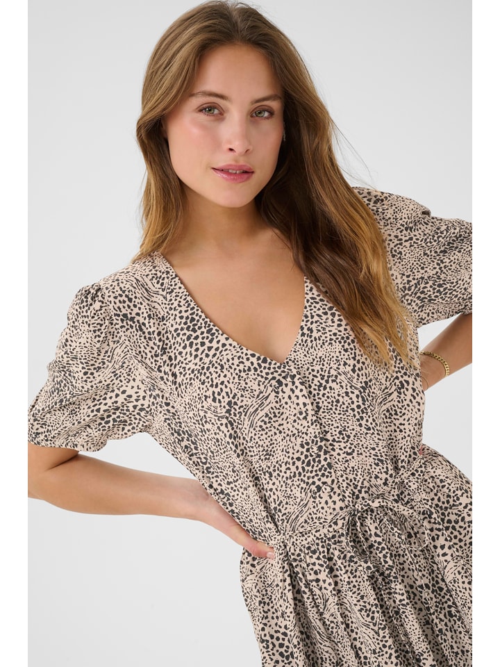 Šaty Kaffe Beige 7010845 Kleid in Beige - 3