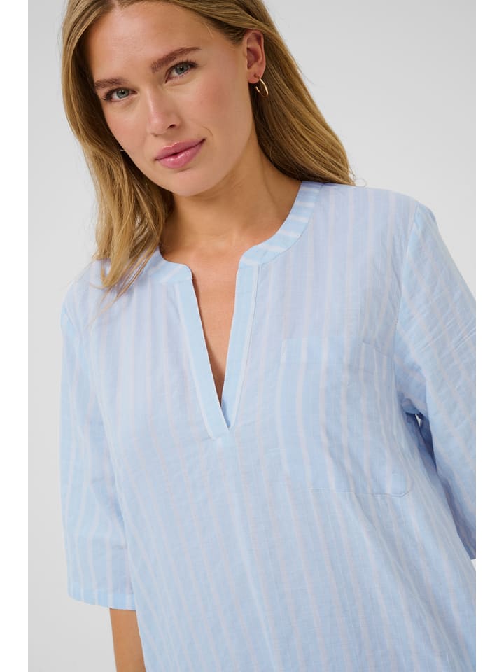 Šaty Kaffe Hellblau 9290938 Kleid in Hellblau - 2