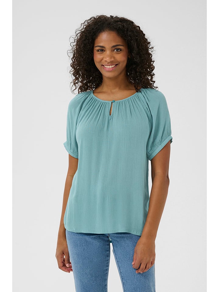 Kaffe Türkis 4162895 Bluse in Türkis - 2