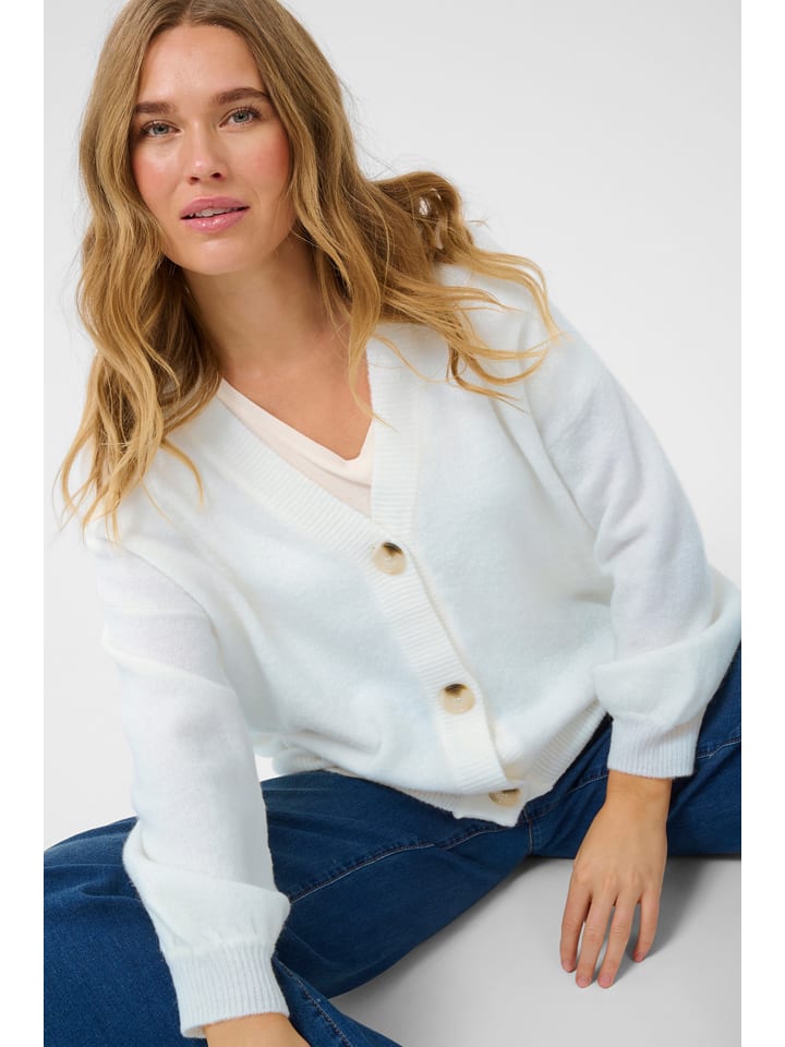 Sveter Kaffe Weiß 526739 Cardigan in Weiß - 3