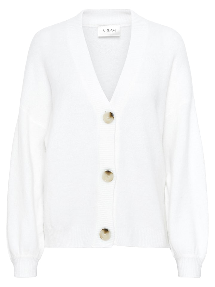 Sveter Kaffe Weiß 526739 Cardigan in Weiß - 4