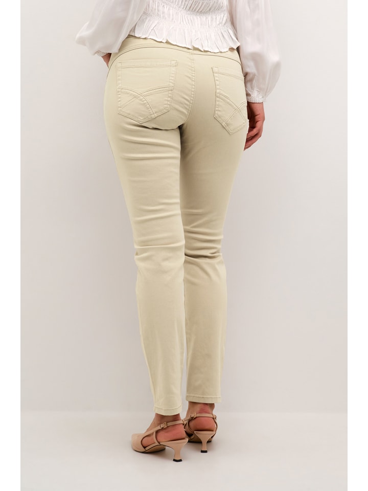 Dámske rifle Kaffe Beige 2802786 Jeans - Slim fit - in Beige - 3