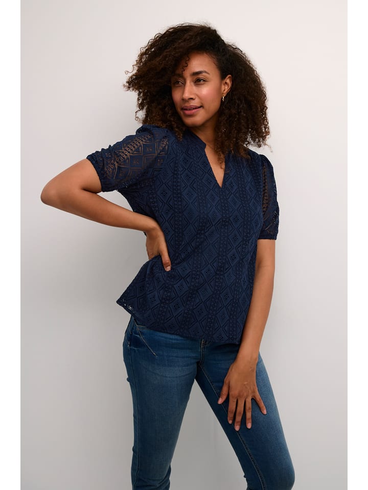 Kaffe Dunkelblau 1793135 Bluse in Dunkelblau - 2