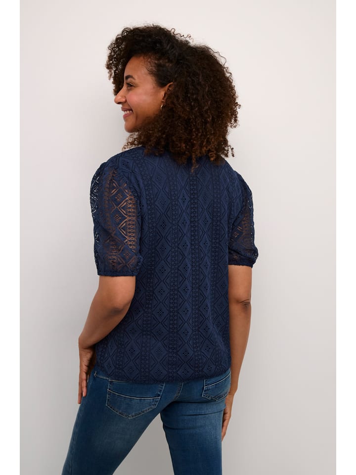 Kaffe Dunkelblau 1793135 Bluse in Dunkelblau - 3