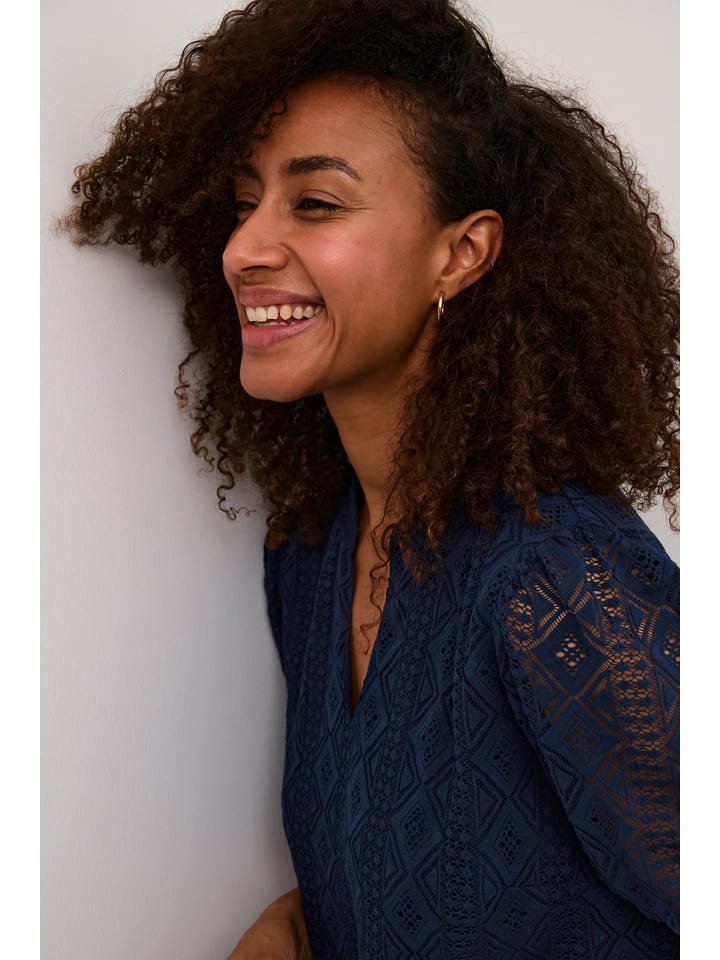 Kaffe Dunkelblau 1793135 Bluse in Dunkelblau - 4
