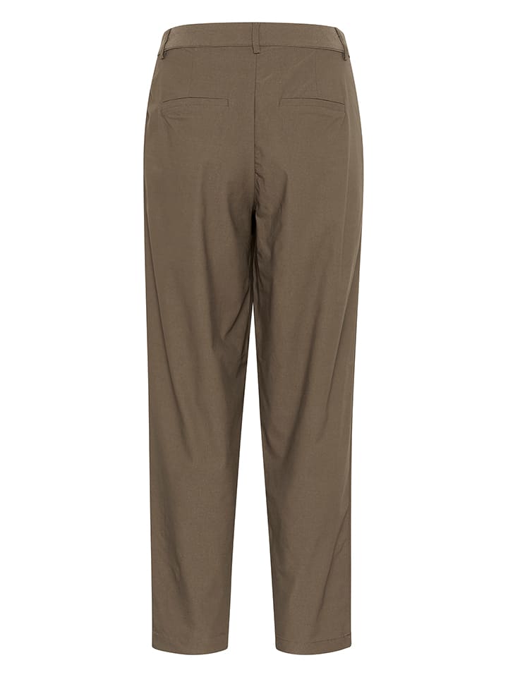 Nohavice Kaffe Khaki 593455 Hose in Khaki - 5