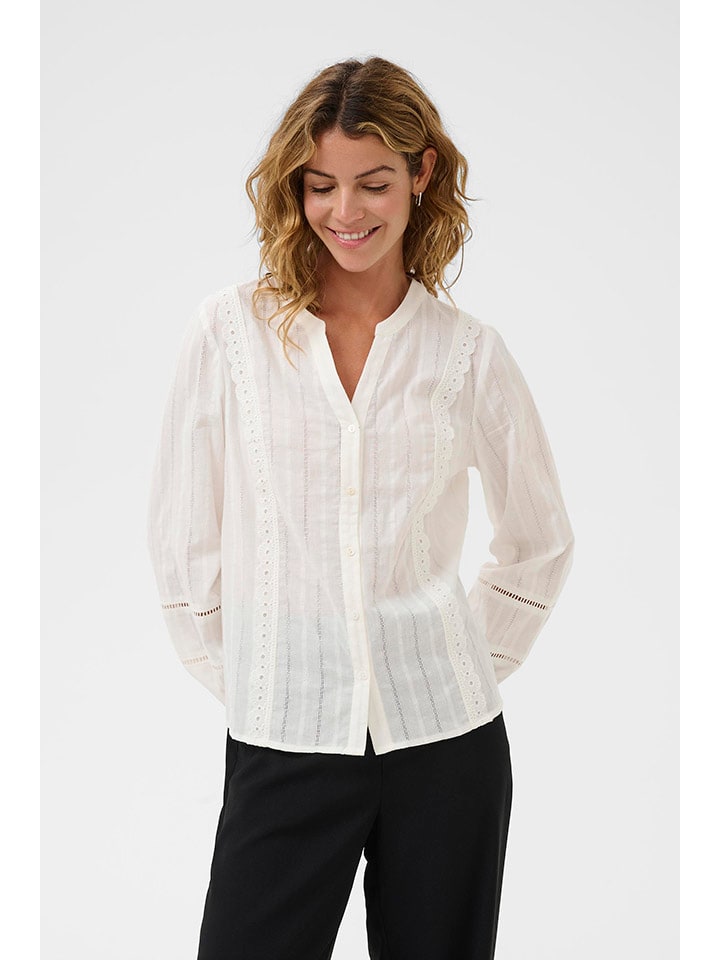 Cream Weiß 986576 Bluse in Weiß - 2