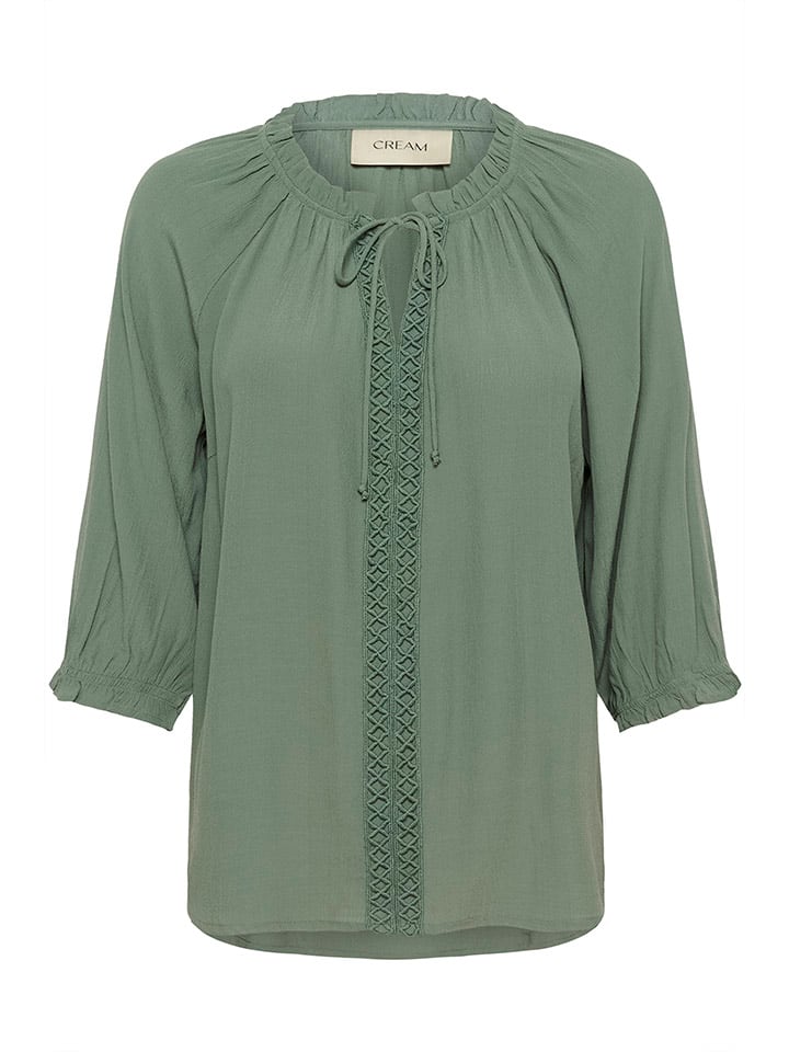 Cream Grün 3330125 Bluse in Grün - 4