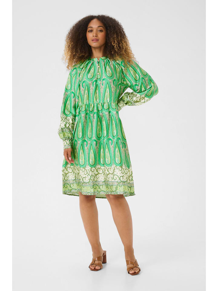 Šaty Kaffe Grün 316011 Kleid in Grün - 1