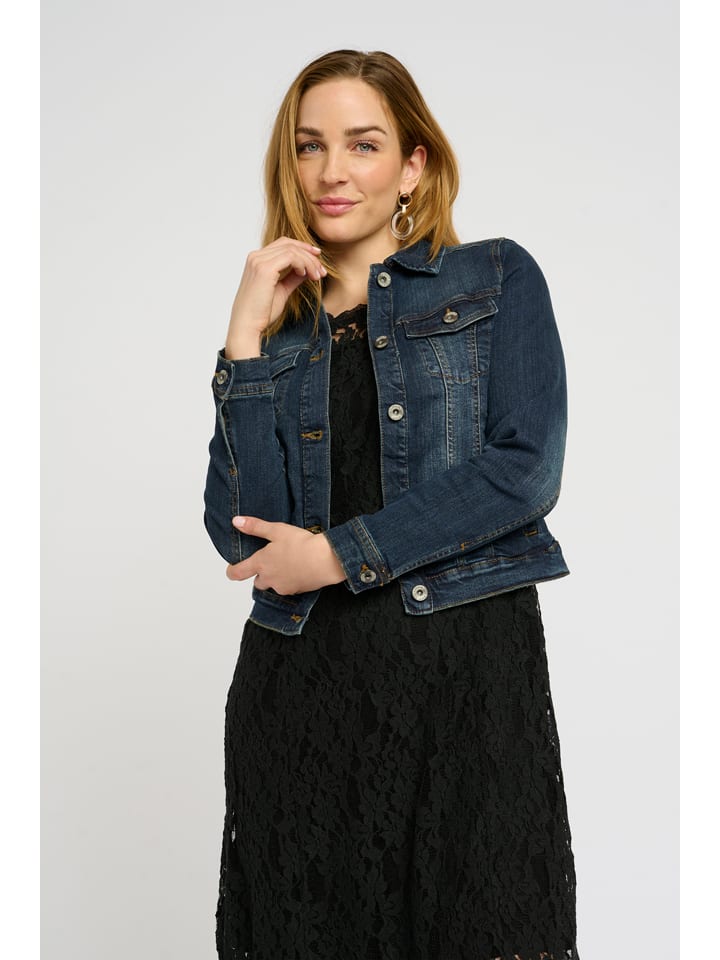 Dámska bunda Kaffe Dunkelblau 1244159 Jeansjacke in Dunkelblau - 2