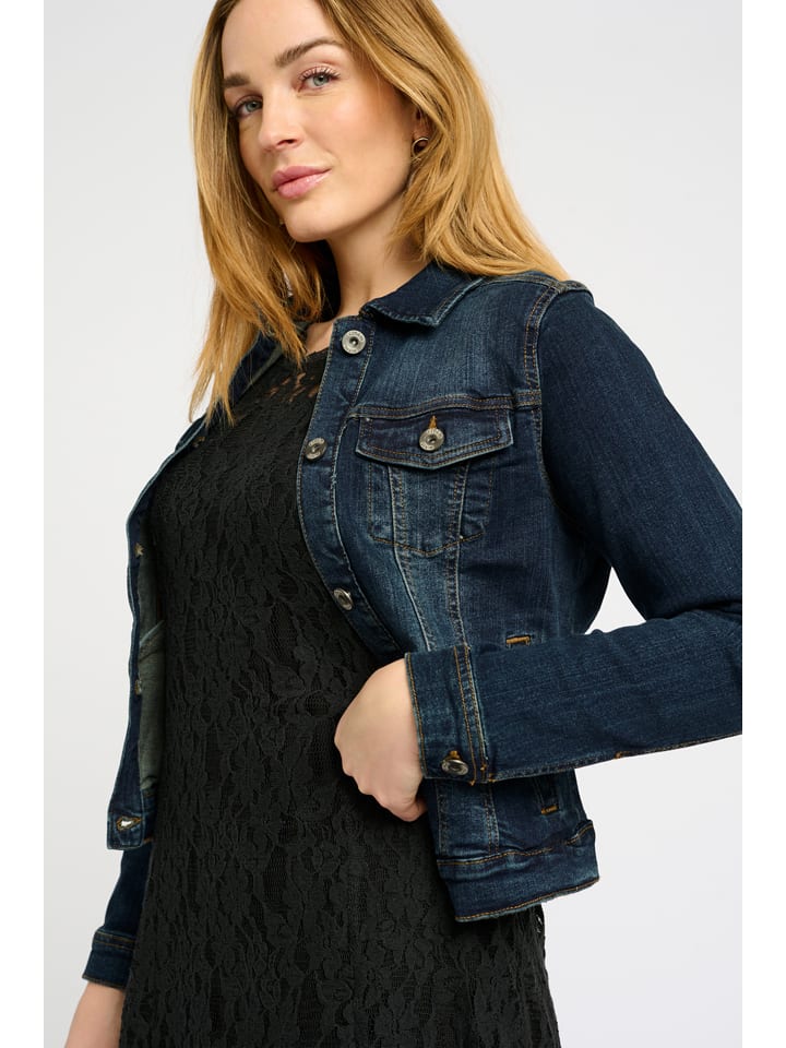 Dámska bunda Kaffe Dunkelblau 1244159 Jeansjacke in Dunkelblau - 4