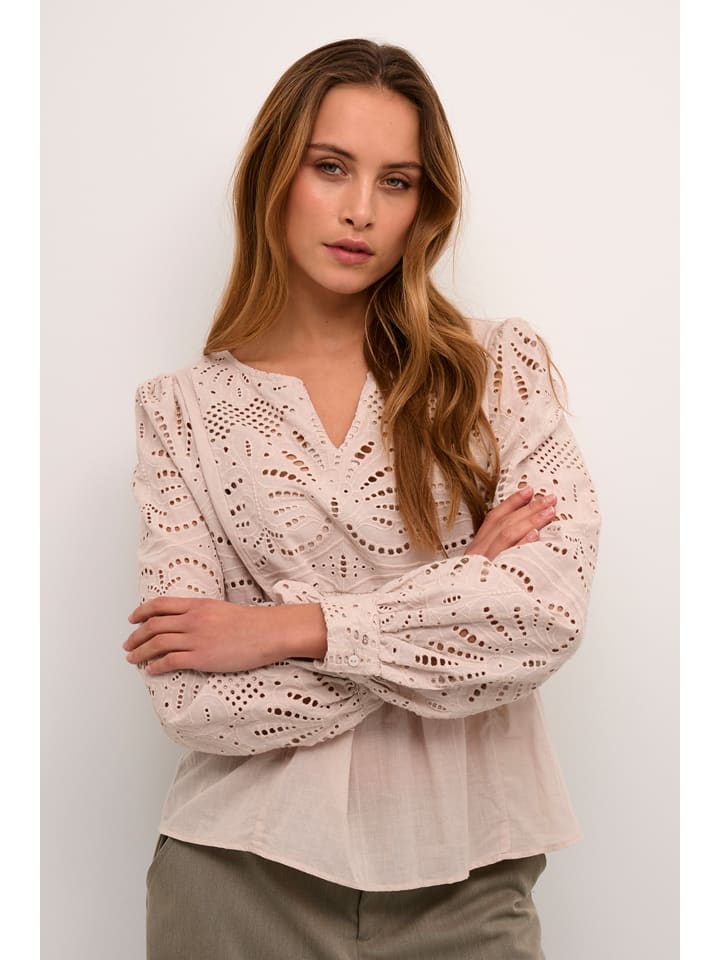 Kaffe Beige 5760050 Bluse in Beige - 3