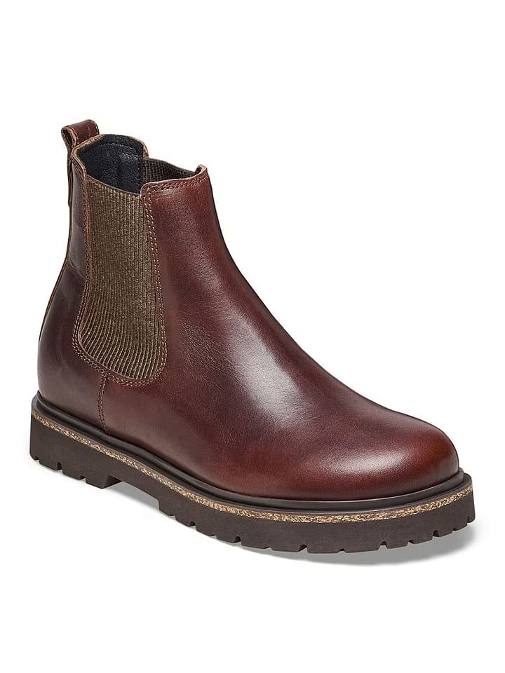 Topánky Birkenstock Braun - Weite S 850980 Leder-Chelsea-Boots "Highwood" in Braun - Weite S - 3
