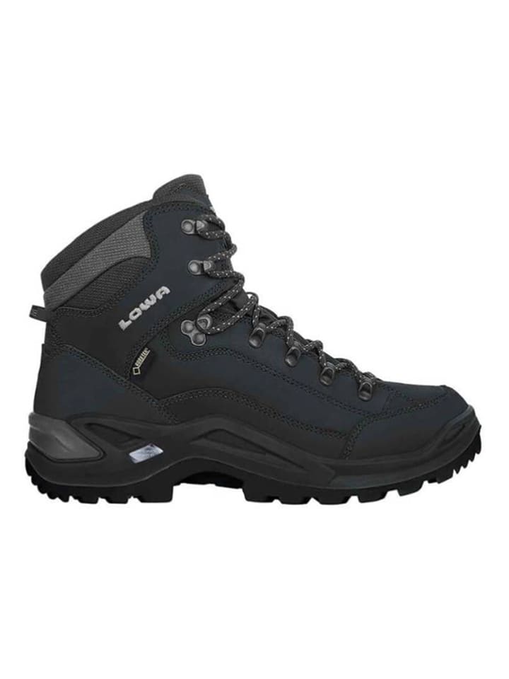 Topánky LOWA Schwarz 9605197 Leder-Trekkingschuhe "Renegade GTX Mid" in Schwarz - 2