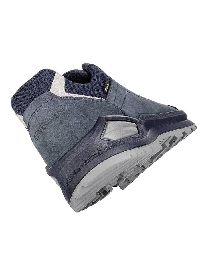 Topánky LOWA Dunkelblau/ Grau 627755 Leder-Wanderschuhe "Renegade Evo GTX" in Dunkelblau/ Grau - 3