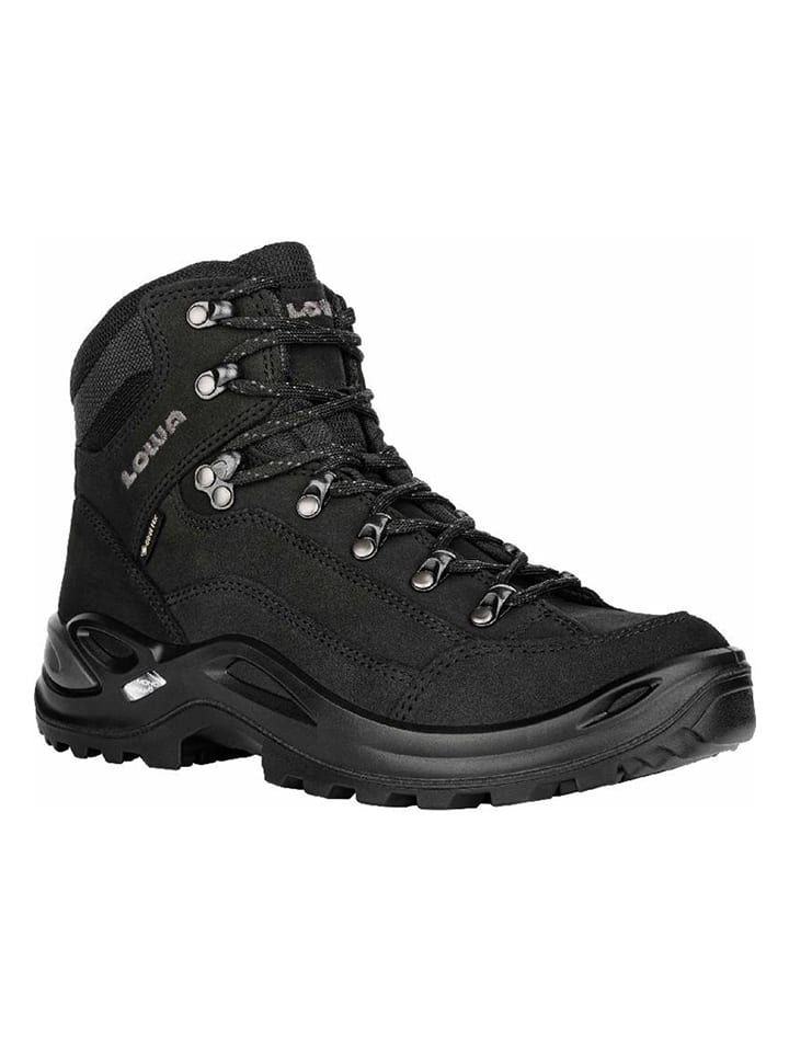 Topánky LOWA Schwarz 5007789 Leder-Wanderschuhe "Renegade GTX Mid Ws" in Schwarz - 2