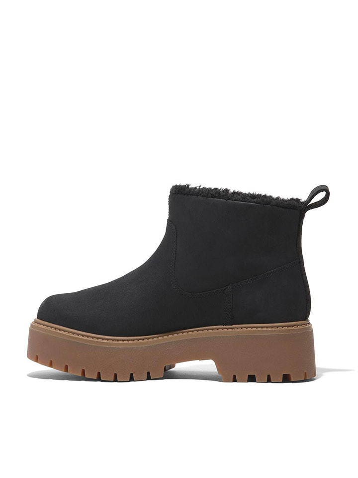 Topánky Timberland Schwarz 102333 Leder-Ankle-Boots "Stone Street" in Schwarz - 2