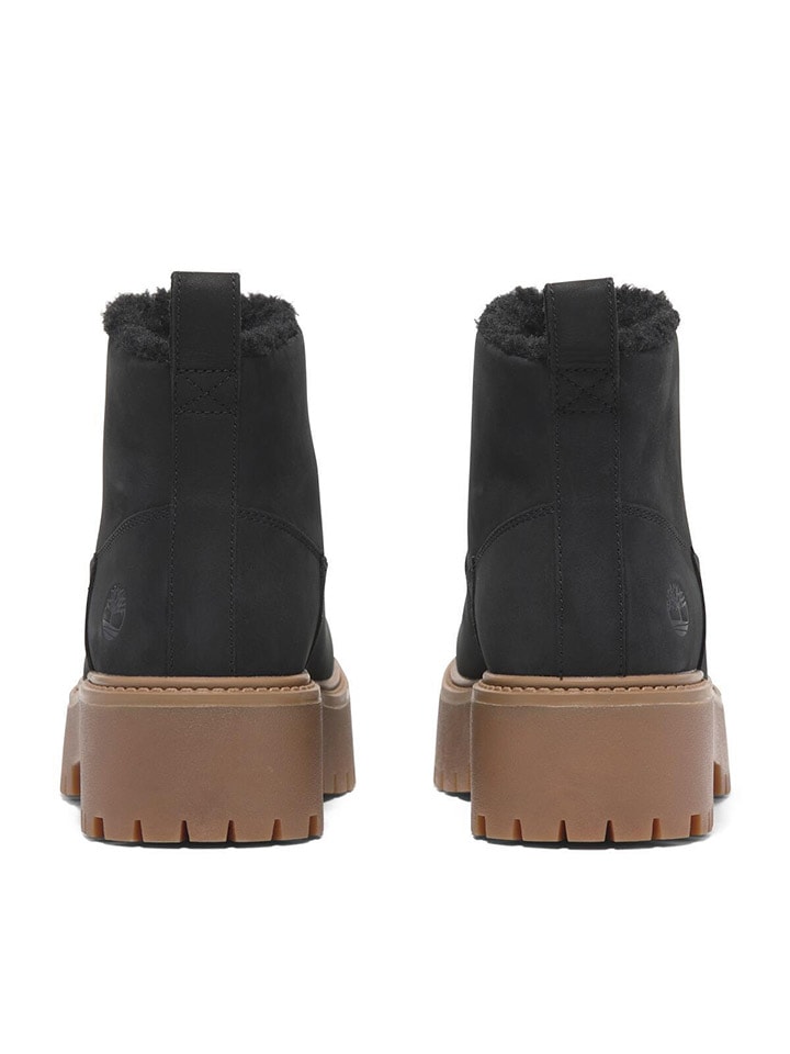Topánky Timberland Schwarz 102333 Leder-Ankle-Boots "Stone Street" in Schwarz - 4