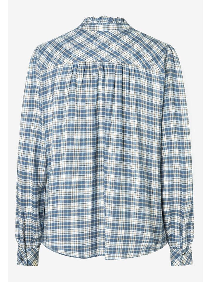 More & More Blau/ Weiß 4824939 Bluse in Blau/ Weiß - 2