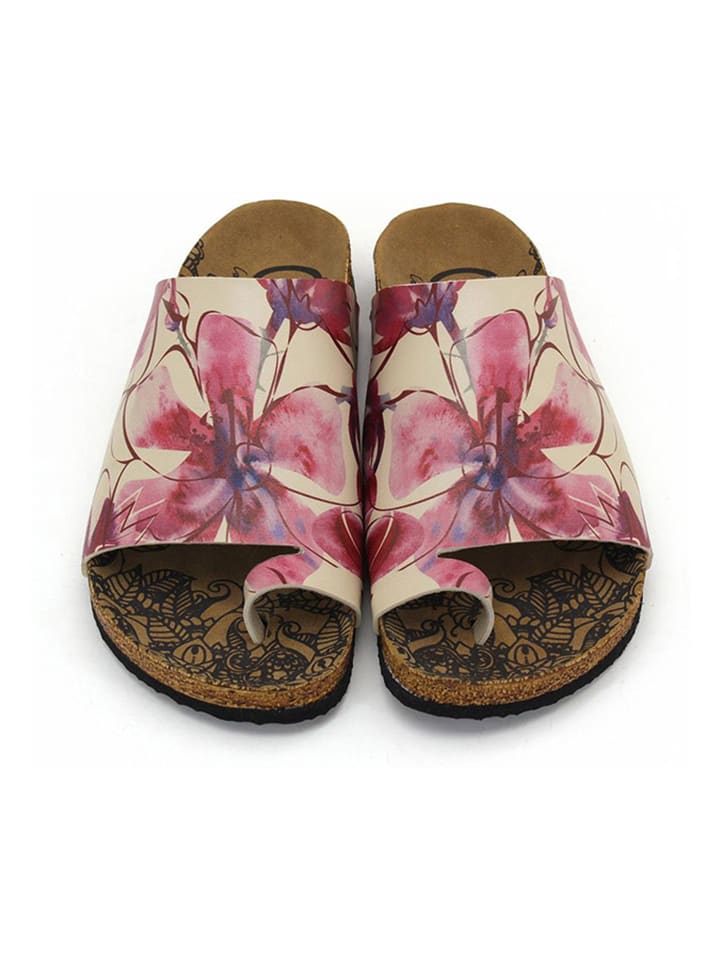 Calceo Creme/ Pink 9375230 Zehentrenner in Creme/ Pink - 2