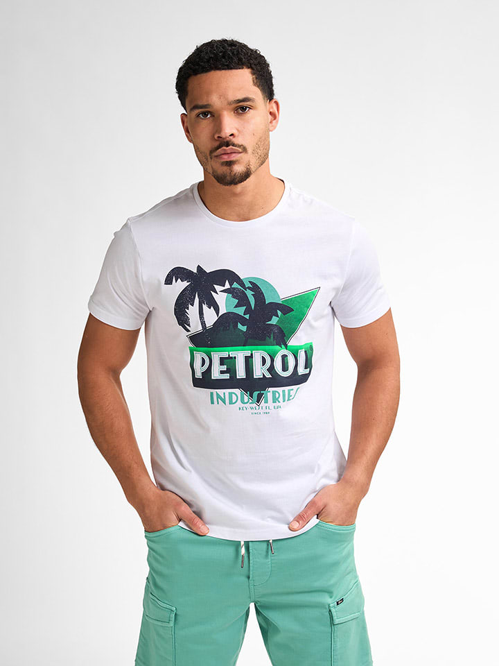 Tričko Petrol Industries Weiß 4718542 Shirt in Weiß - 1
