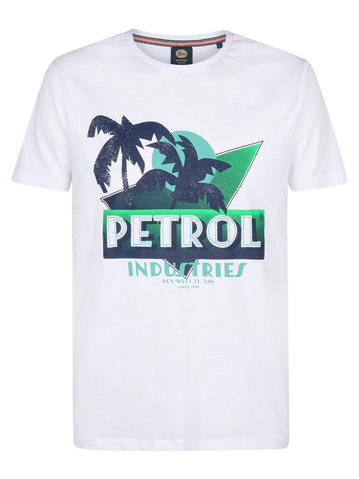 Tričko Petrol Industries Weiß 4718542 Shirt in Weiß - 8