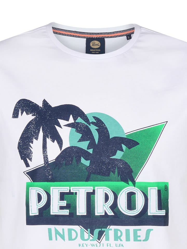 Tričko Petrol Industries Weiß 4718542 Shirt in Weiß - 9