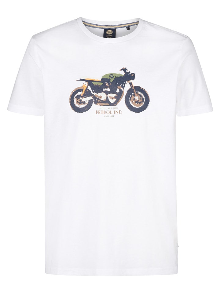 Tričko Petrol Industries Weiß 6248387 Shirt in Weiß - 8
